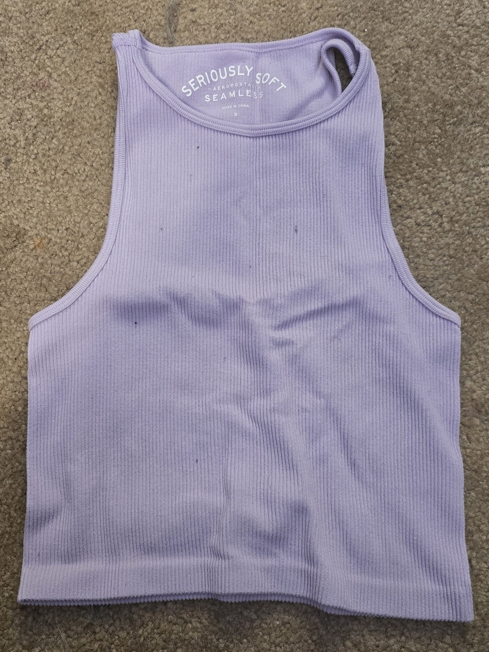 Seriously Soft Lilac Ribbed Tank Top